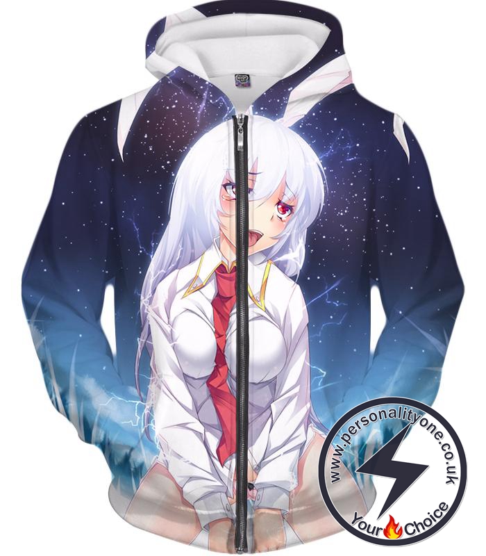 Ahegao Zip Up Hoodie Antinomy of Common Flowers